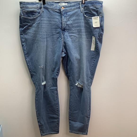 Signature by Levi Strauss Size 39X30 Light Blue Skinny Jeans. New With Tags. - Picture 1 of 9